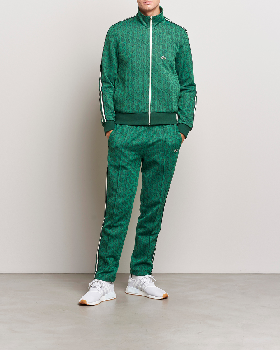 Herre | Gensere | Lacoste | Monogram Full Zip Sweater Rocket
