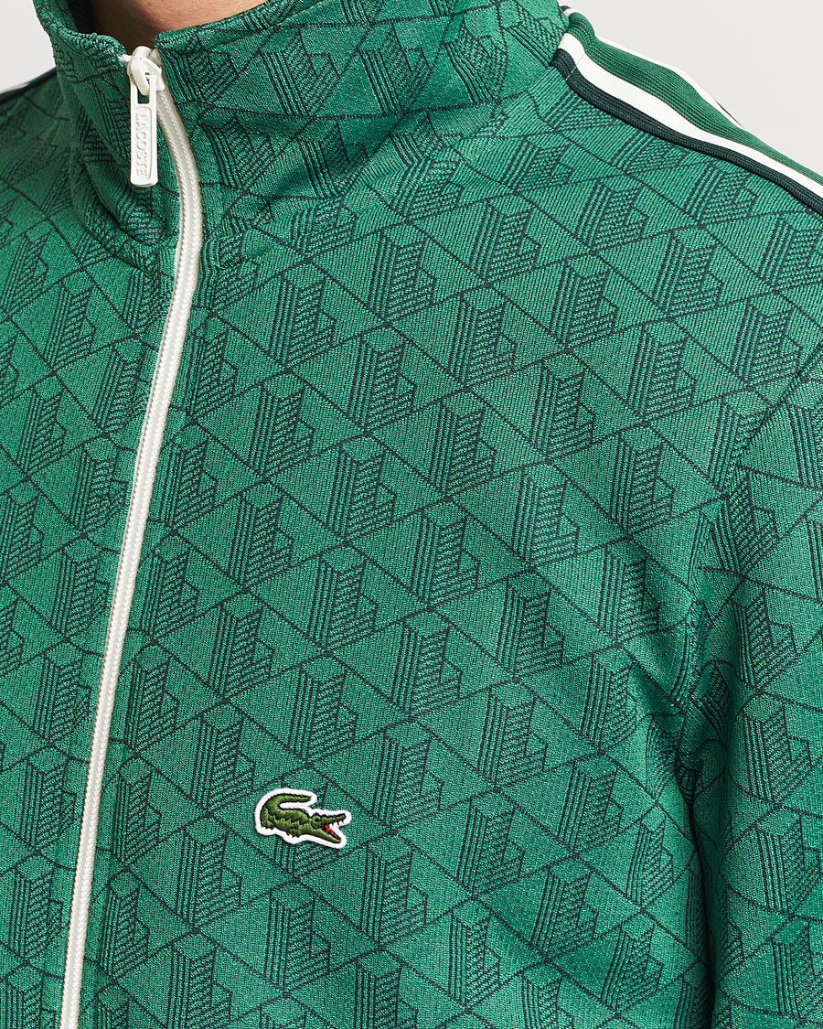 Herre | Gensere | Lacoste | Monogram Full Zip Sweater Rocket