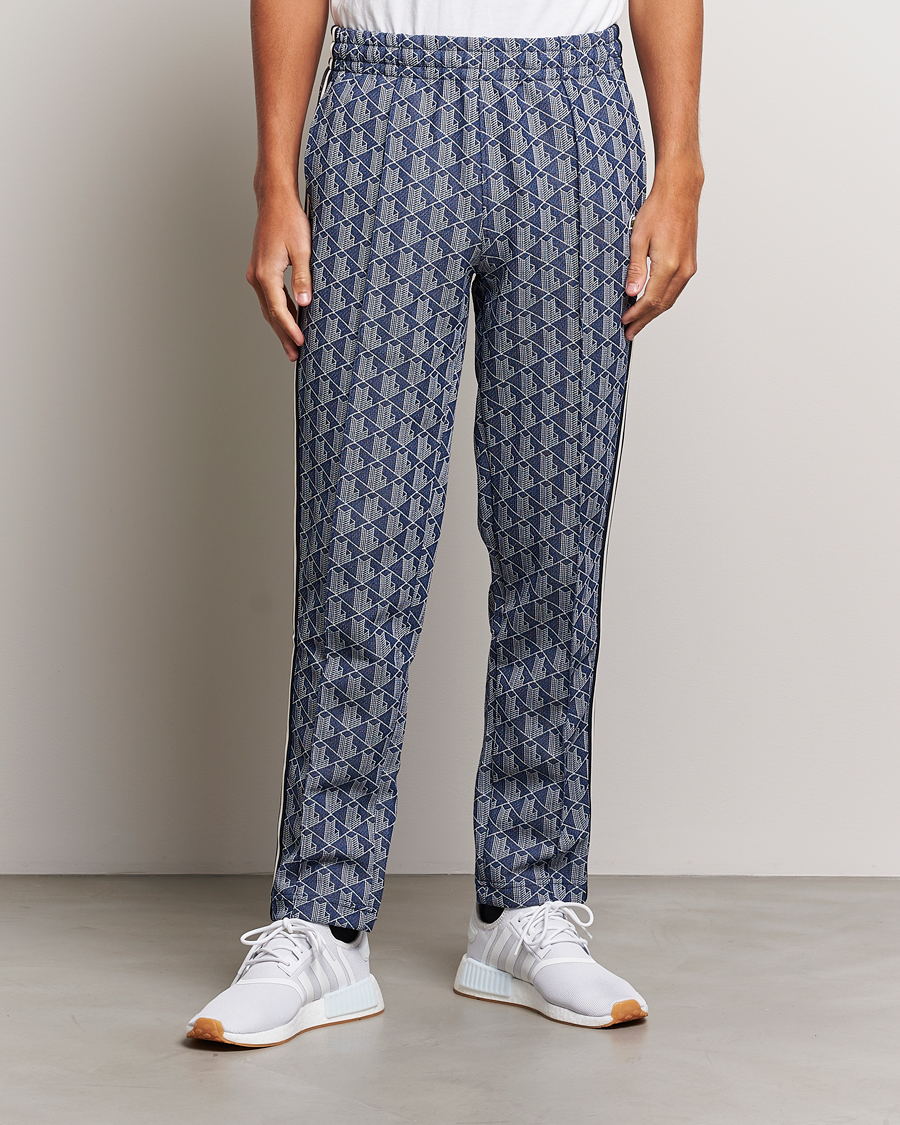 Herre | Bukser | Lacoste | Monogram Tracksuit Pants Methylene/Flour