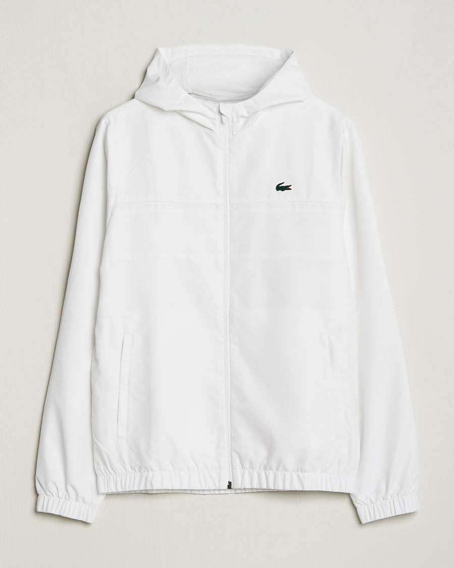 Herre | Gensere | Lacoste Sport | Performance Full Zip Hoodie White