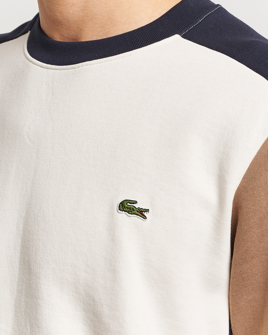 Herre | Gensere | Lacoste | Colorblocked Crew Neck Sweatshirt Lapland/Cookie