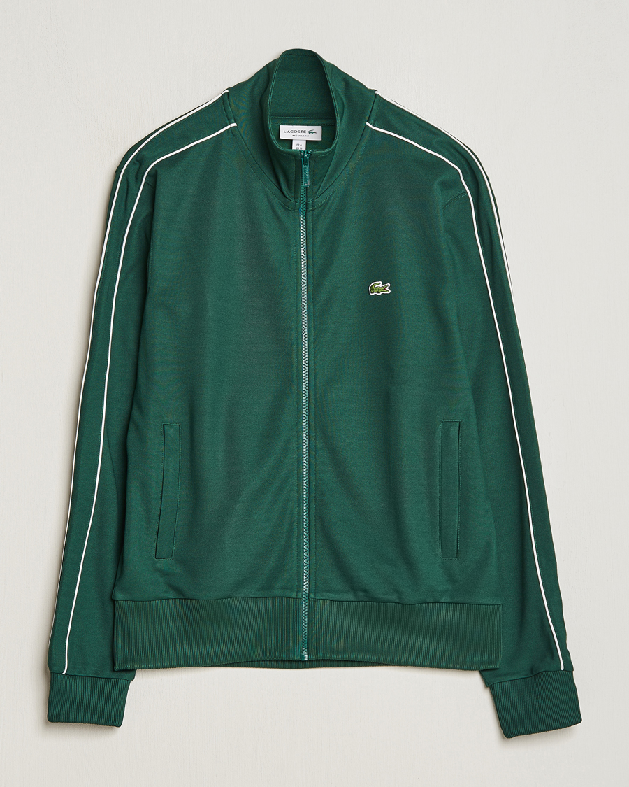 Herre | Gensere | Lacoste | Full Zip Track Jacket Green