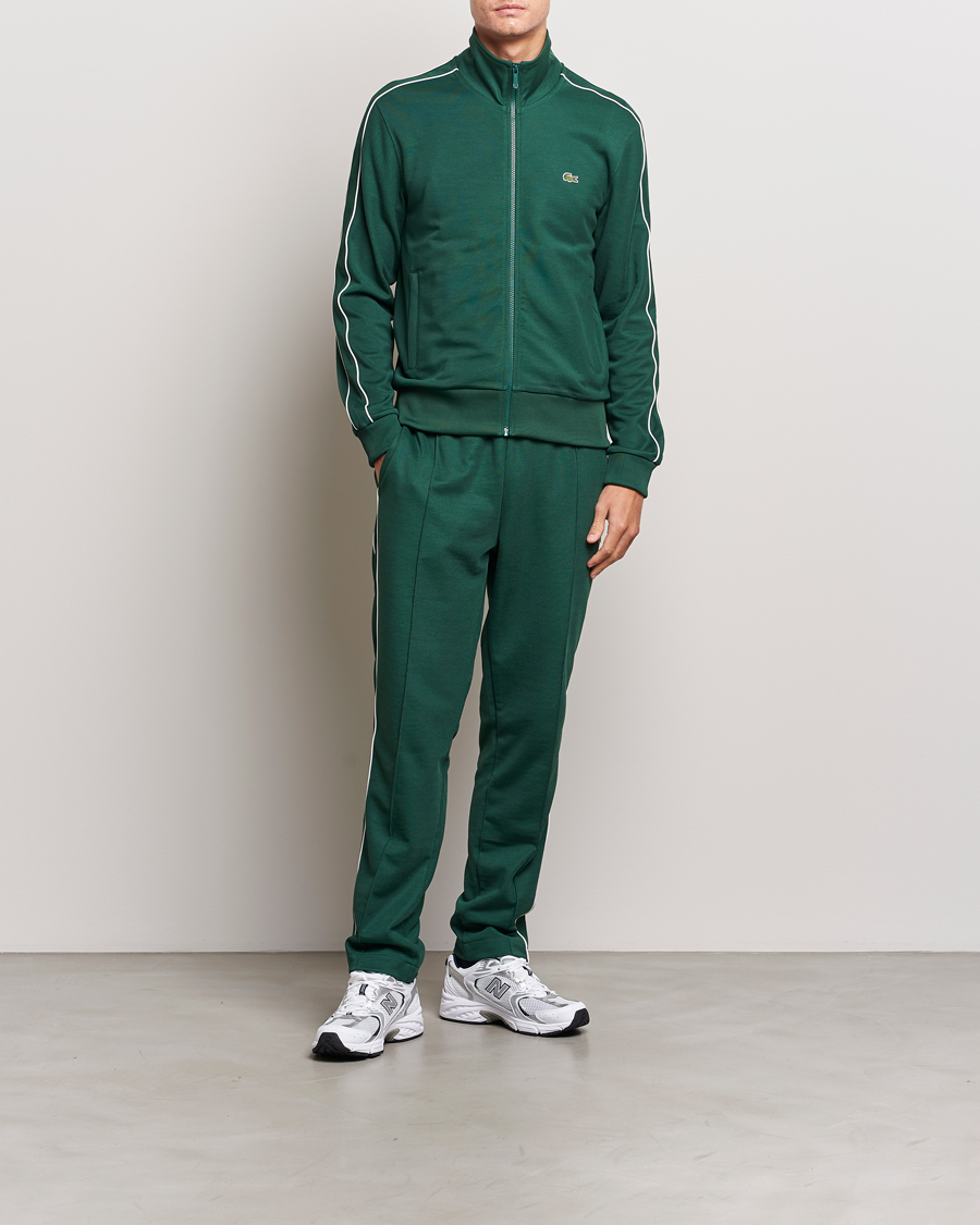 Herre | Gensere | Lacoste | Full Zip Track Jacket Green