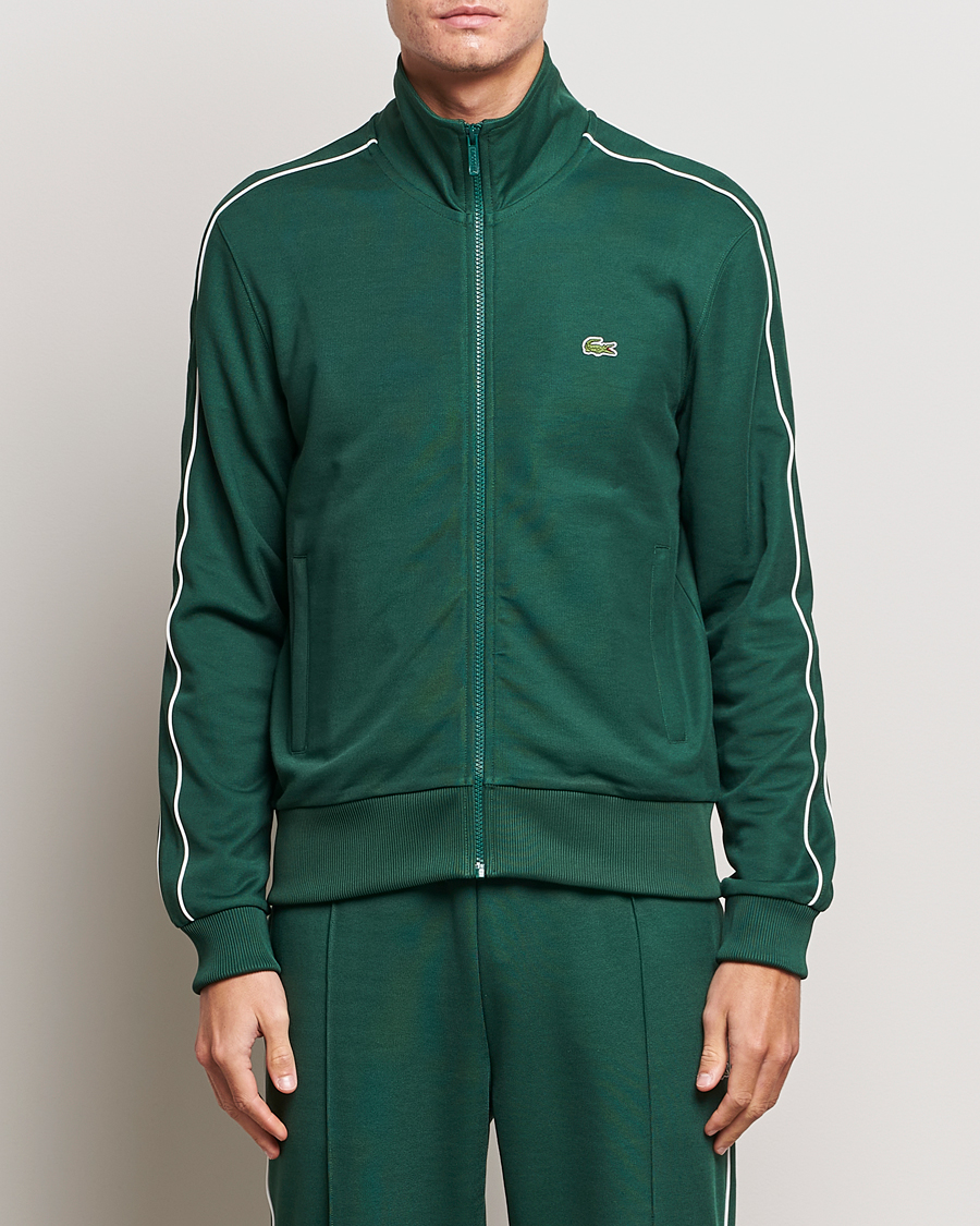 Herre | Gensere | Lacoste | Full Zip Track Jacket Green