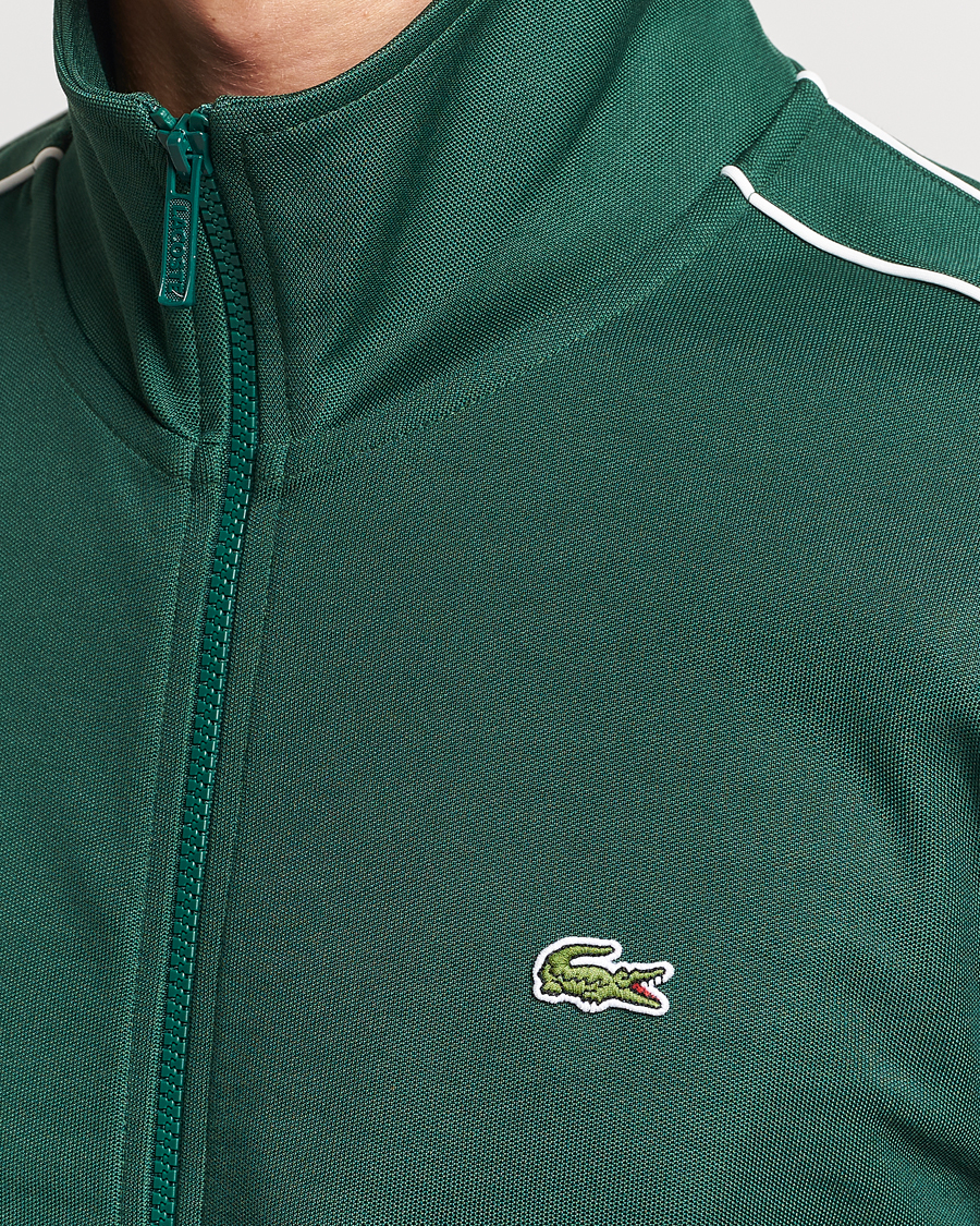 Herre | Gensere | Lacoste | Full Zip Track Jacket Green