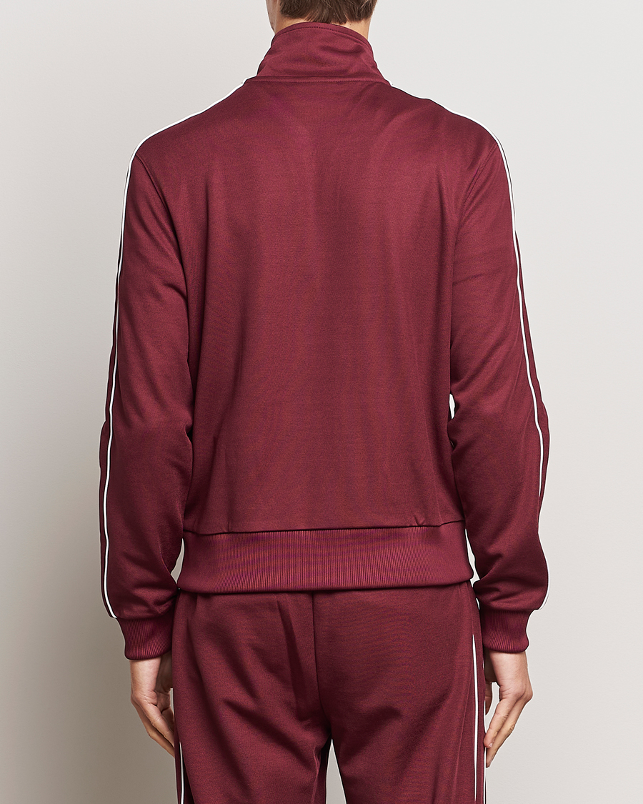 Herre | Gensere | Lacoste | Full Zip Track Jacket Dark Red