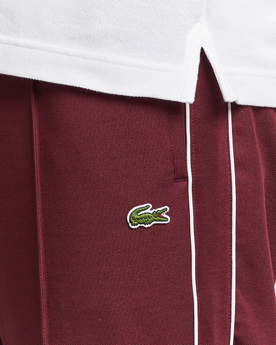 Herre | Bukser | Lacoste | Trackpants Dark Red