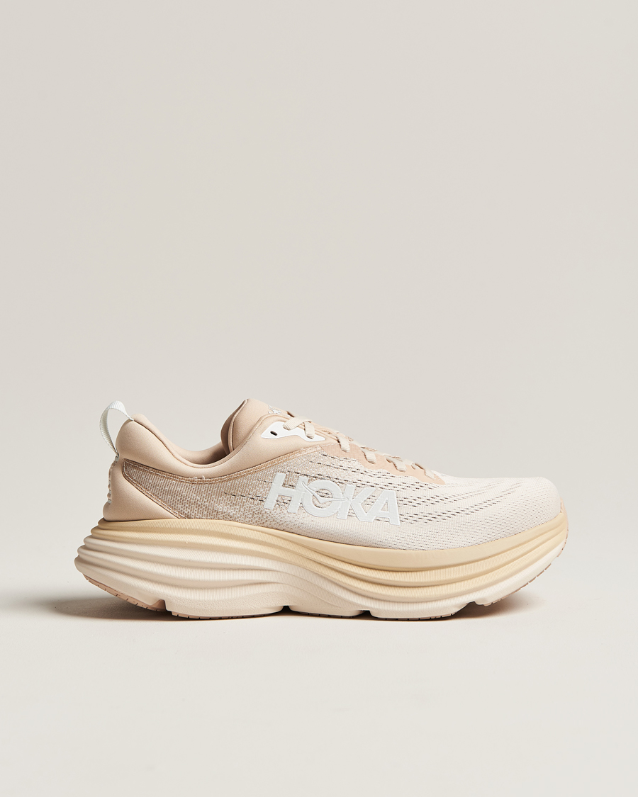 Herre | Hoka Bondi 8 Shifting Sand/Eggnog | Hoka One One | Hoka Bondi 8 Shifting Sand/Eggnog