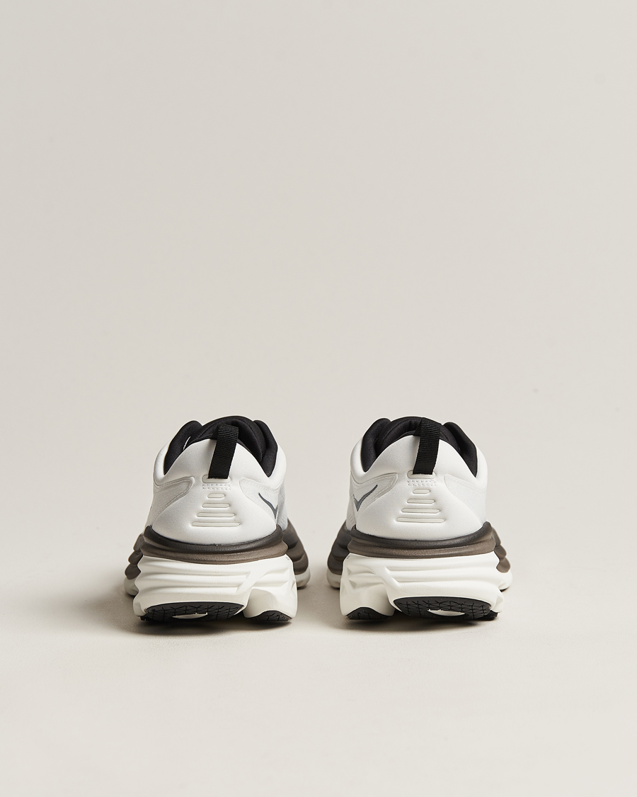 Herre | Hoka Bondi 8 White/Black | Hoka One One | Hoka Bondi 8 White/Black
