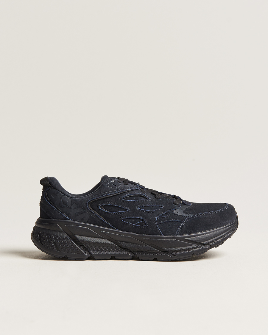 Herre | Hoka Clifton L Suede Black | Hoka One One | Hoka Clifton L Suede Black