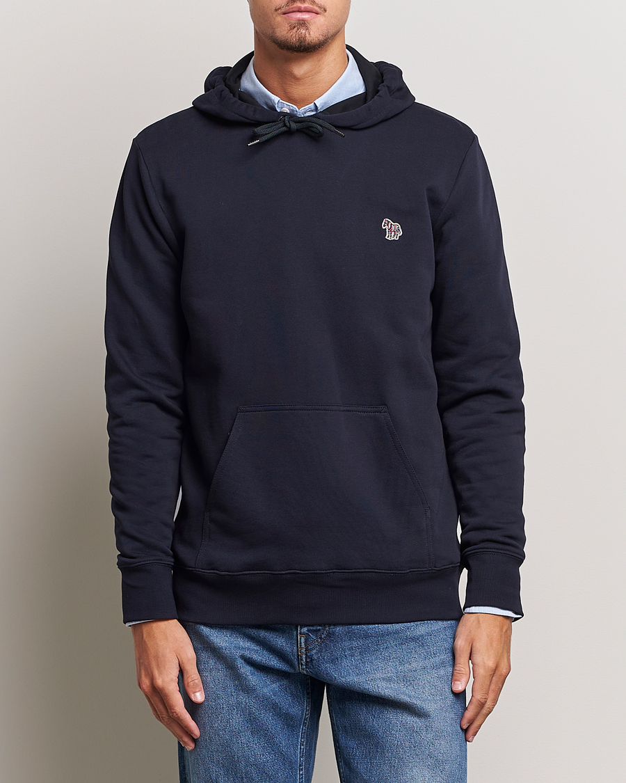 Herre | Klær | PS Paul Smith | Zebra Organic Cotton Hoodie Navy