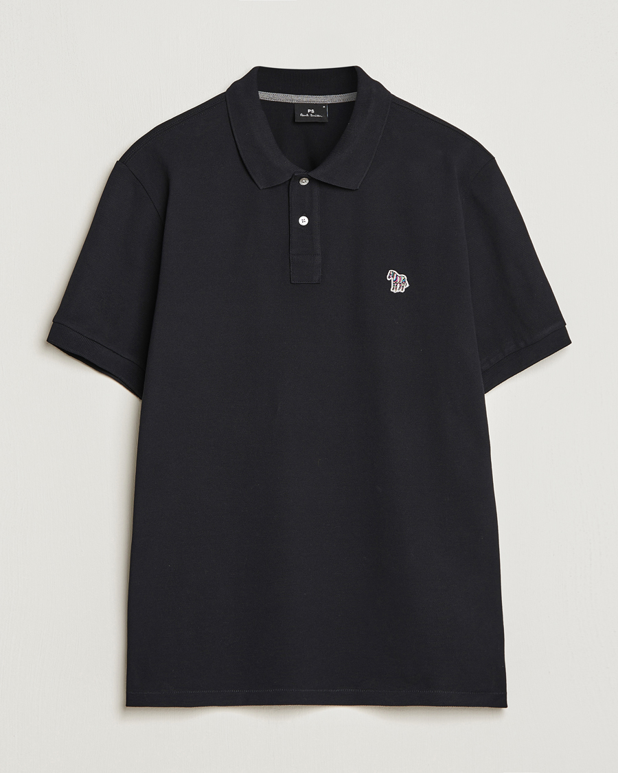 Herre | Pikéer | PS Paul Smith | Regular Fit Zebra Polo Black