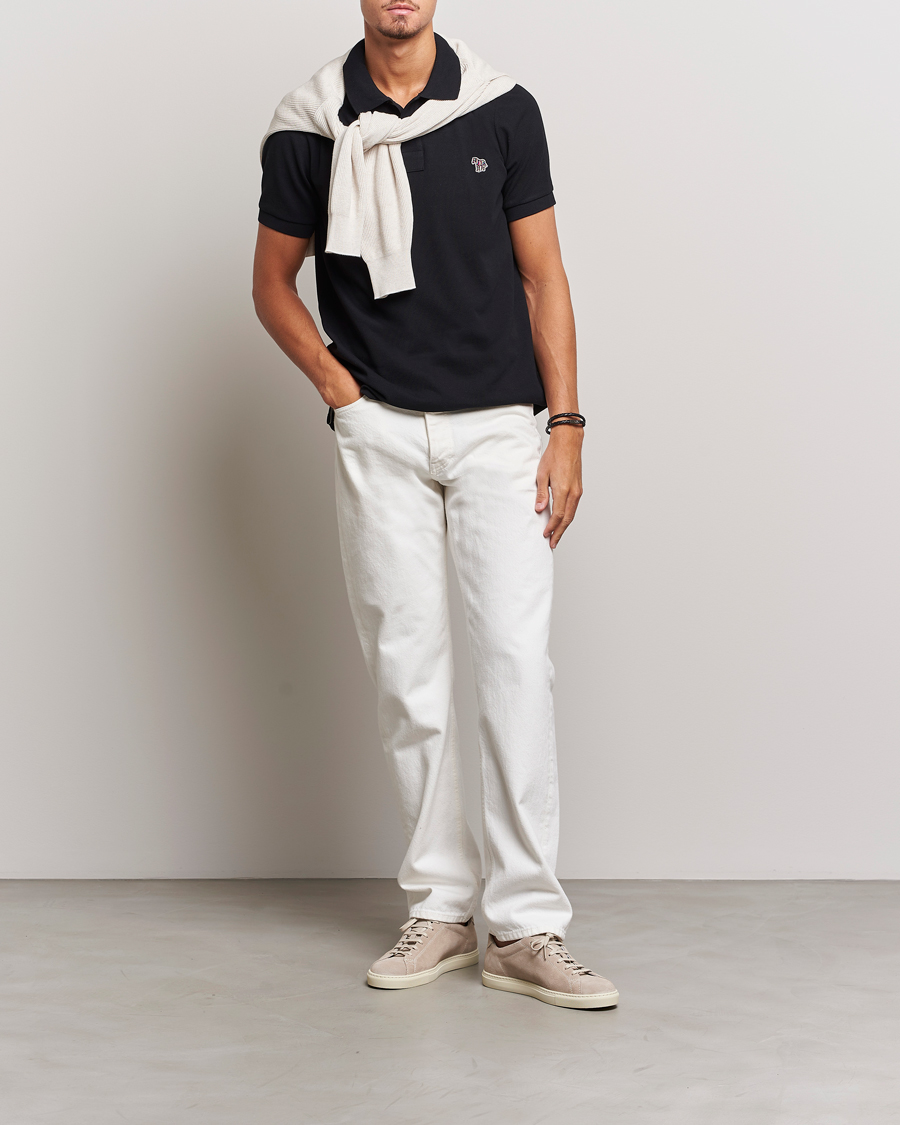 Herre | Pikéer | PS Paul Smith | Regular Fit Zebra Polo Black