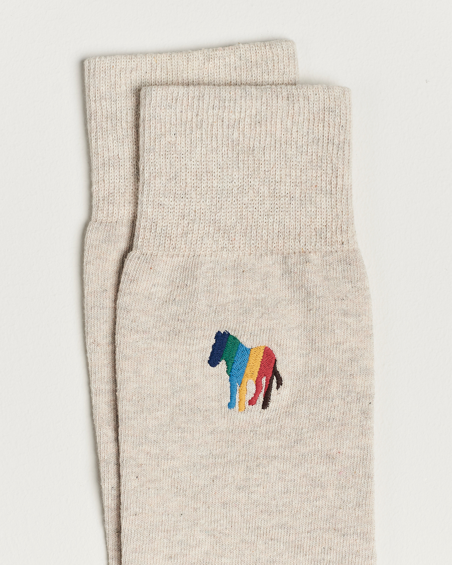 Herre | Undertøy | Paul Smith | Bold Zebra Socks Beige