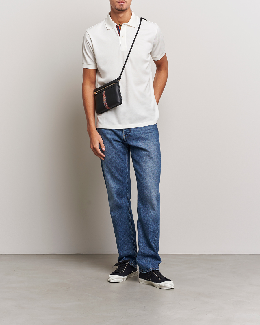 Herre | Pikéer | Paul Smith | Placket Stripe Polo White