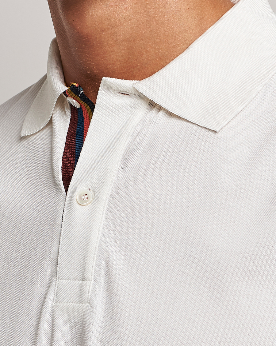 Herre | Pikéer | Paul Smith | Placket Stripe Polo White
