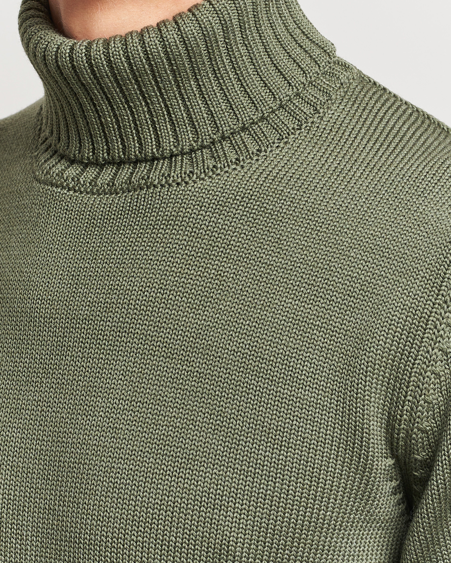 Herre | Gensere | Zanone | Virgin Merino Wool Rollneck Olive