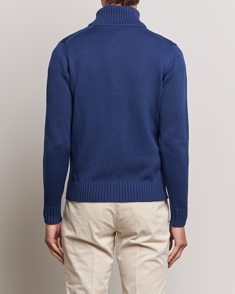 Herre | Gensere | Zanone | Virgin Merino Wool Chioto Cardigan Royal Blue