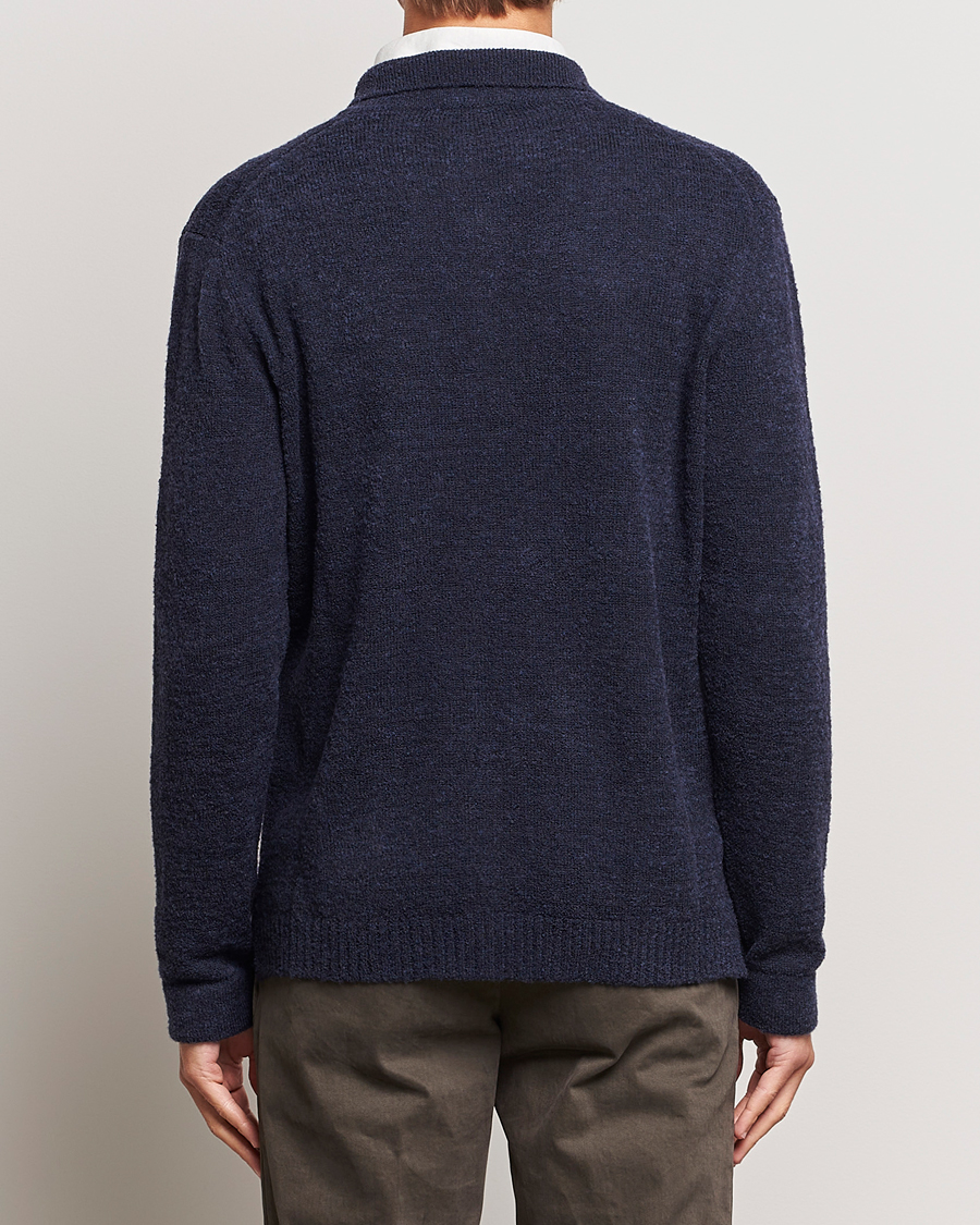 Herre | Gensere | Zanone | Boucle Wool Chore Jacket Navy