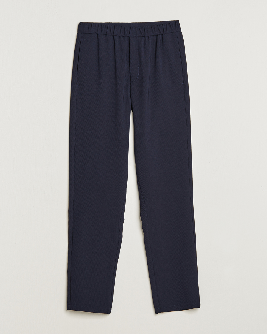 Herre | Bukser | Giorgio Armani | Wool Stretch Trousers Navy