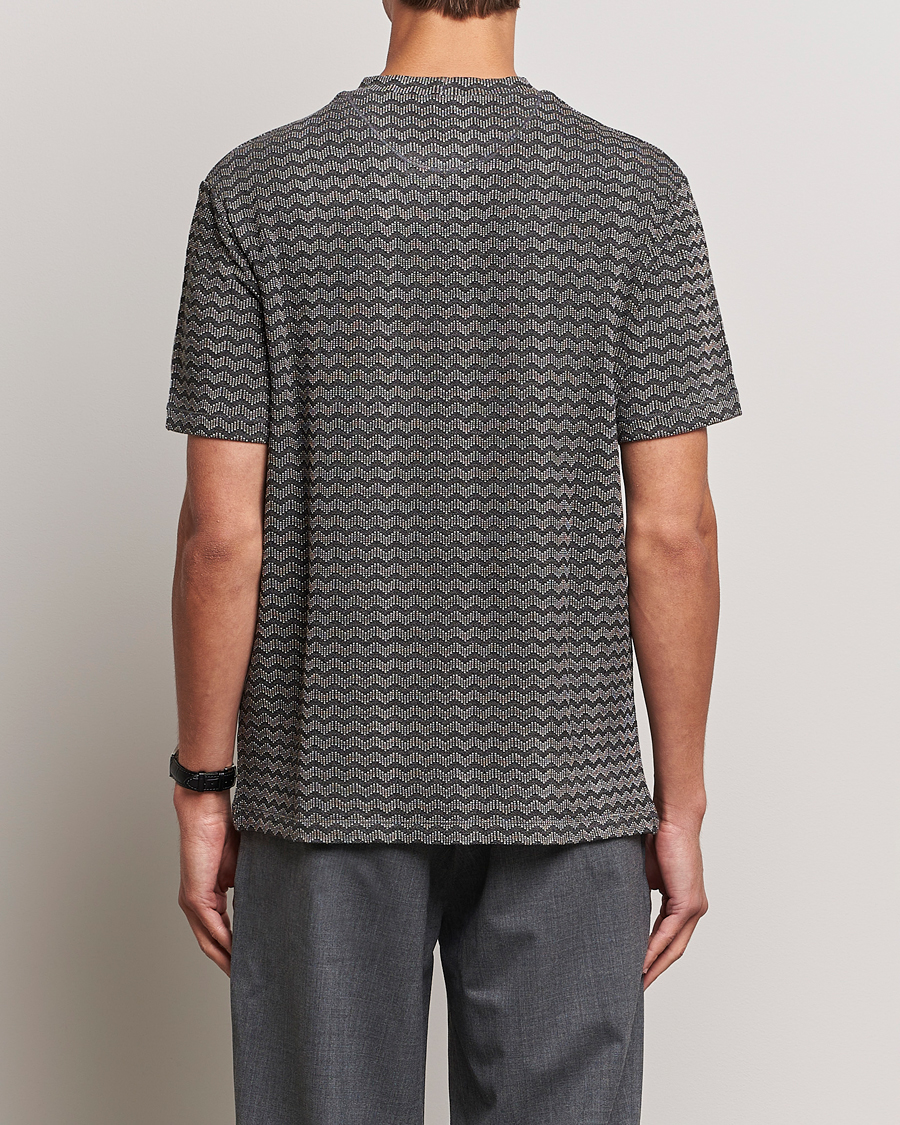Herre | T-Shirts | Giorgio Armani | Jersey Chevron T-Shirt Taupe