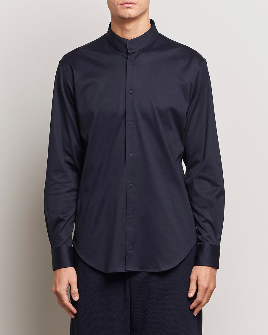 Herre | Skjorter | Giorgio Armani | Guru Collar Shirt Navy