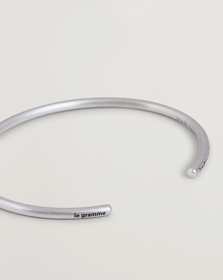 Herre | Smykker | LE GRAMME | Bangle Bracelet Brushed Sterling Silver 7g