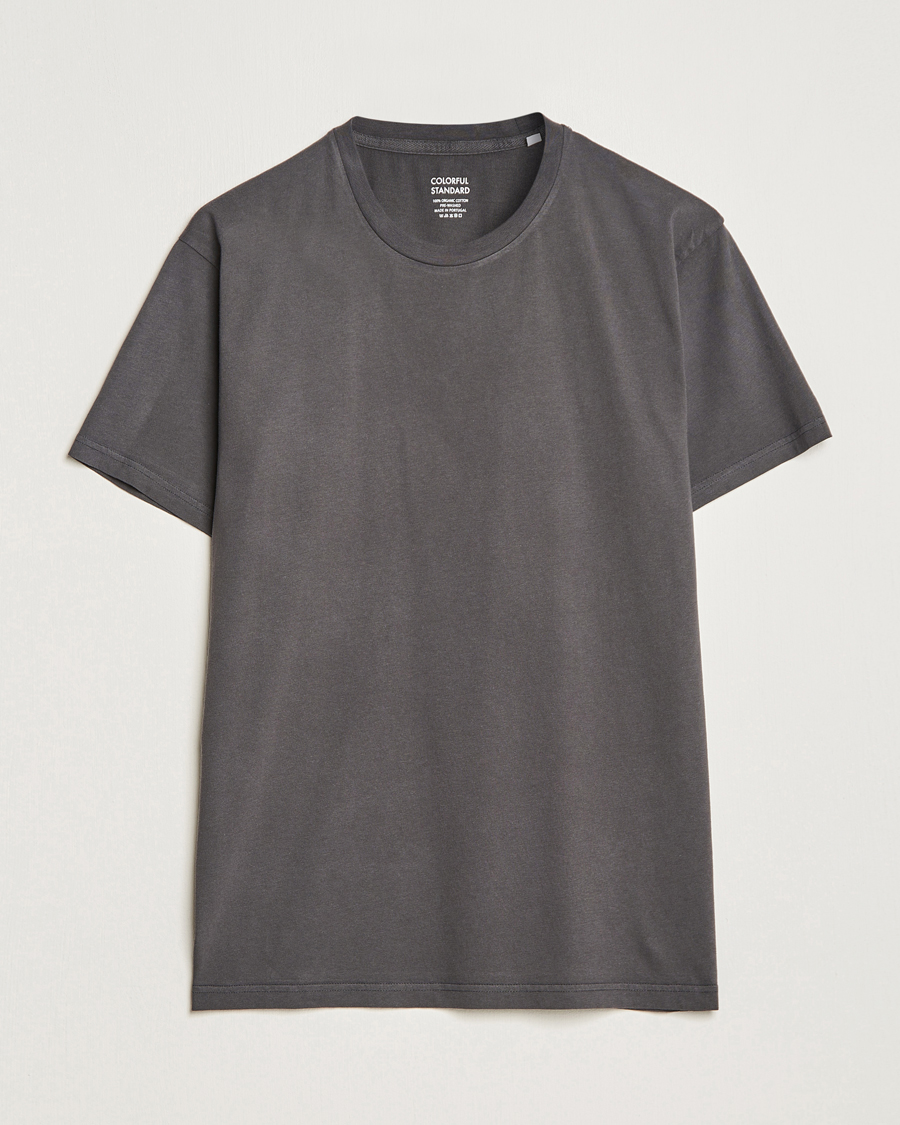 Herre | T-Shirts | Colorful Standard | Classic Organic T-Shirt Lava Grey