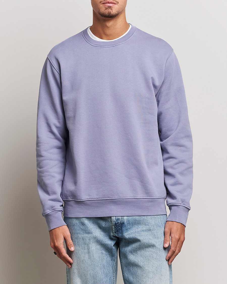 Herre |  | Colorful Standard | Classic Organic Crew Neck Sweat Purple Haze