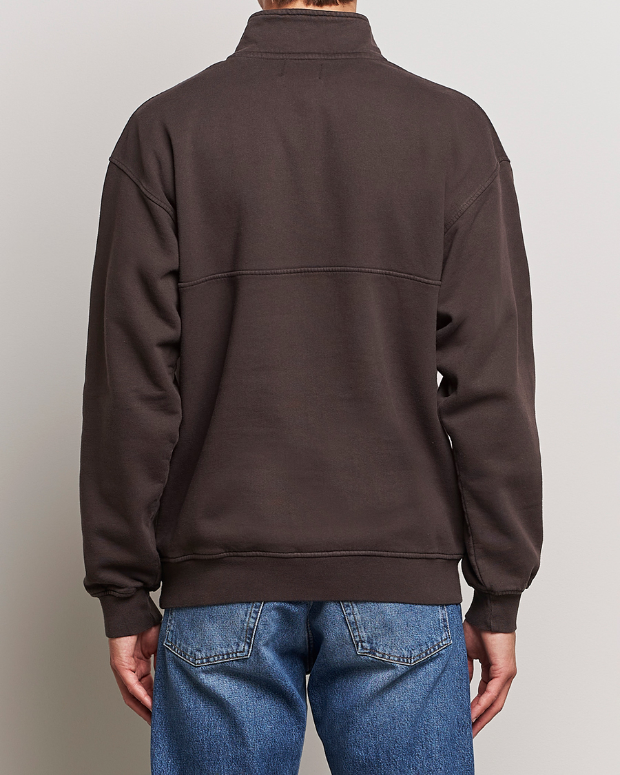 Herre | Gensere | Colorful Standard | Classic Organic Half-Zip Coffee Brown