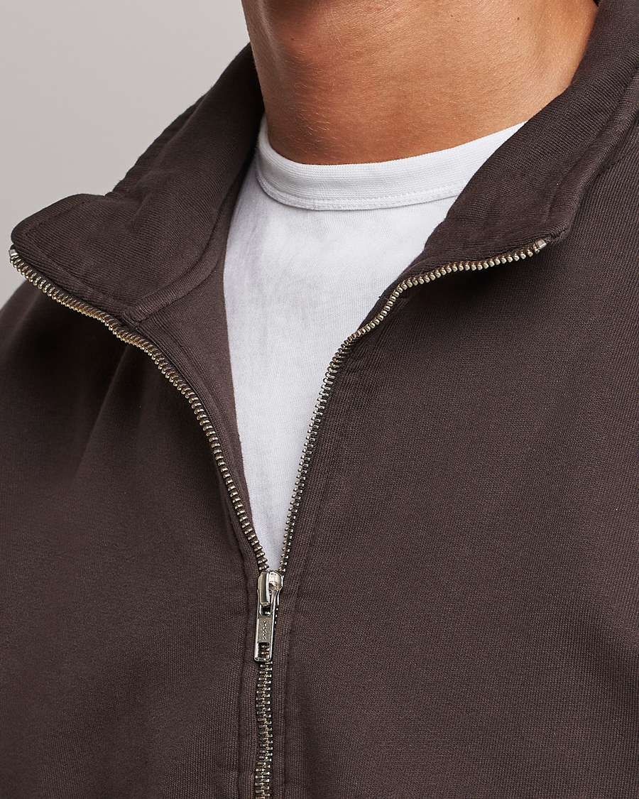 Herre | Gensere | Colorful Standard | Classic Organic Half-Zip Coffee Brown