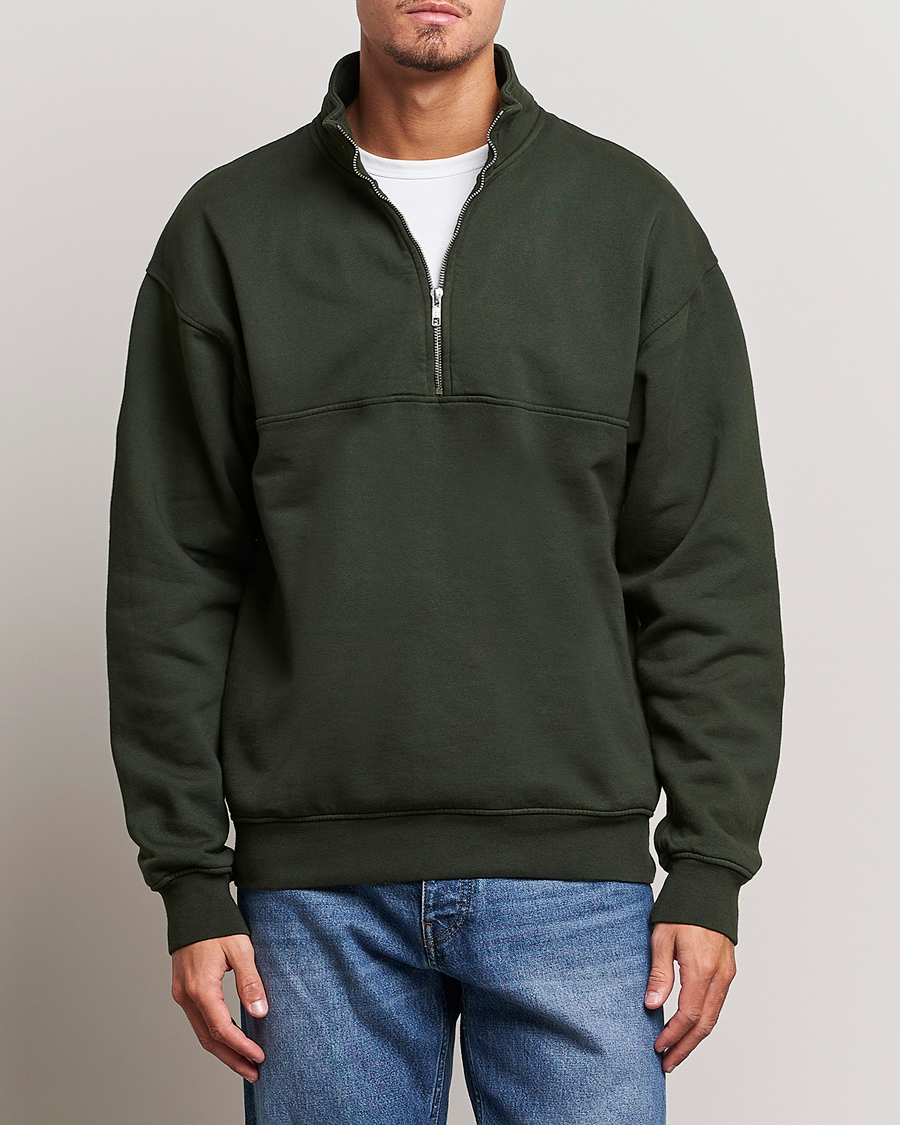 Herr | Half-zip | Colorful Standard | Classic Organic Half-Zip Hunter Green