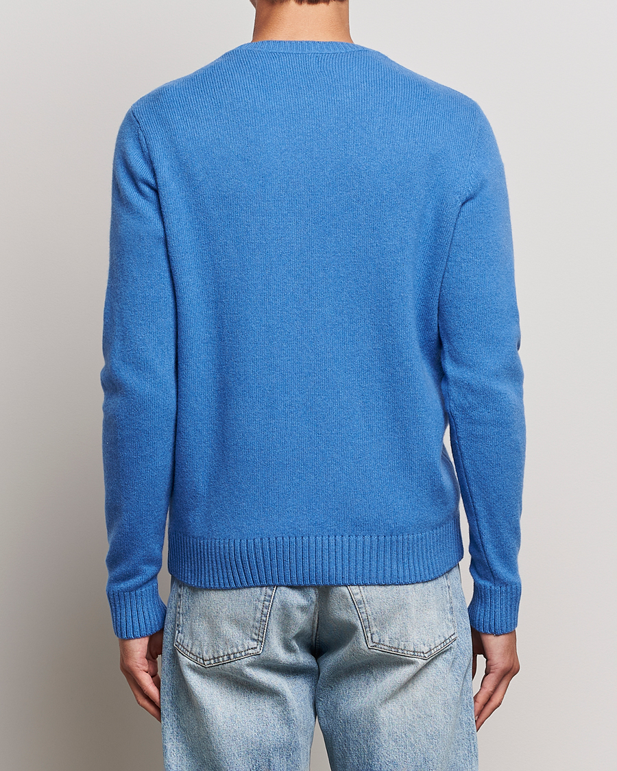 Herre | Gensere | Colorful Standard | Classic Merino Wool Crew Neck Pacific Blue