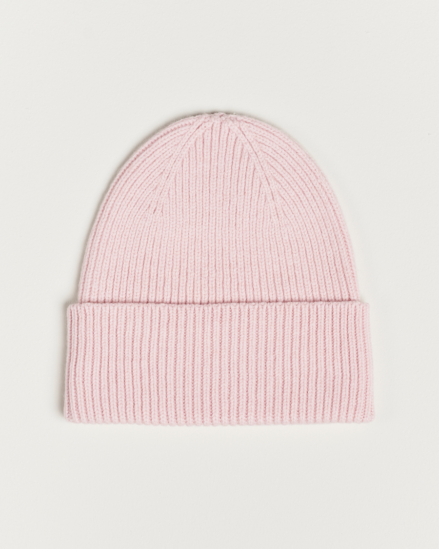 Herre | Colorful Standard Merino Wool Beanie Faded Pink | Colorful Standard | Merino Wool Beanie Faded Pink