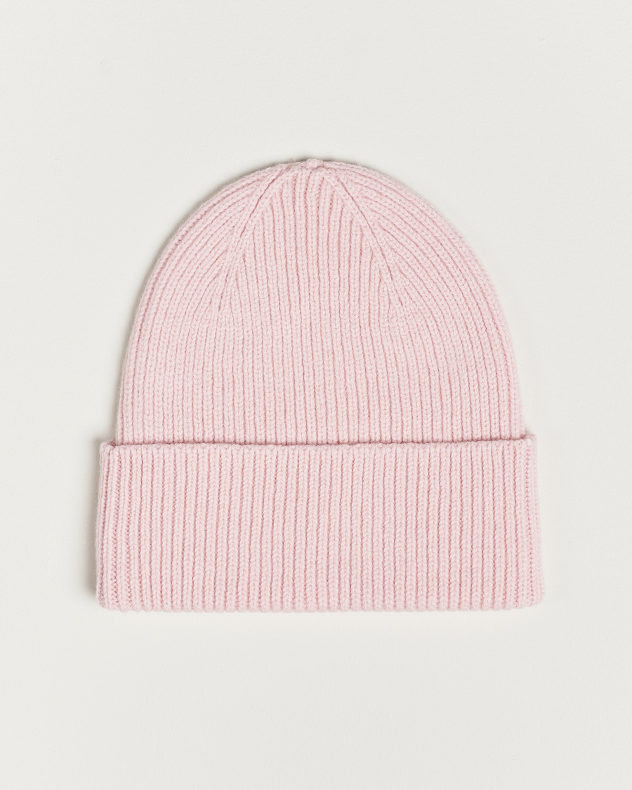 Herre | Colorful Standard Merino Wool Beanie Faded Pink | Colorful Standard | Merino Wool Beanie Faded Pink
