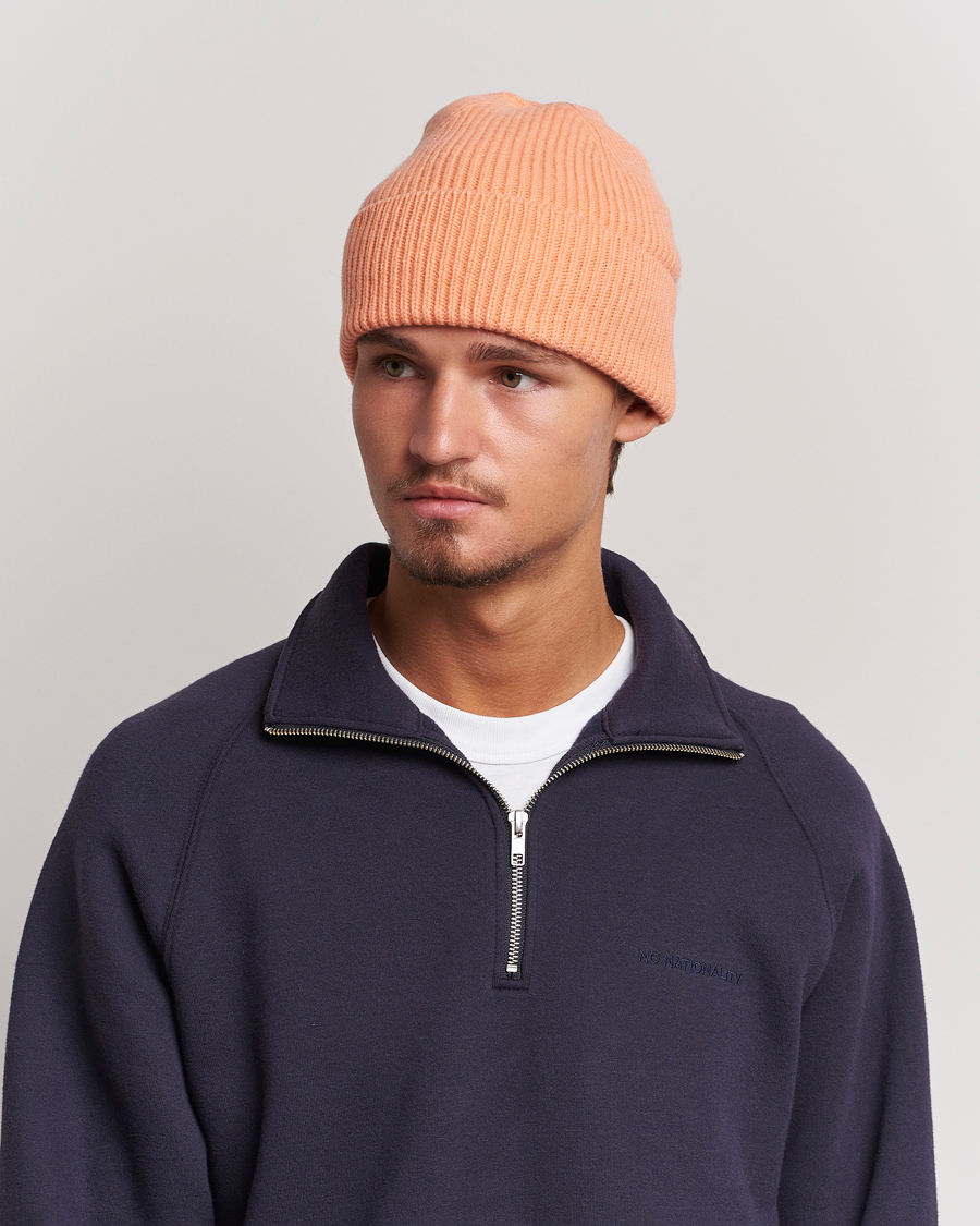 Herre | Colorful Standard Merino Wool Beanie Sandstone Orange | Colorful Standard | Merino Wool Beanie Sandstone Orange