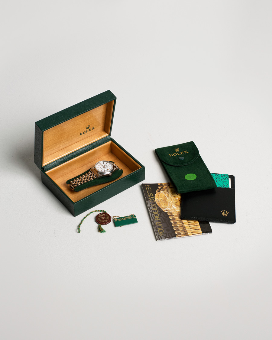 Herre | Rolex Pre-Owned Datejust 16200 Oystert Perpetual Steel White Steel White | Rolex Pre-Owned | Datejust 16200 Oystert Perpetual Steel White Steel White