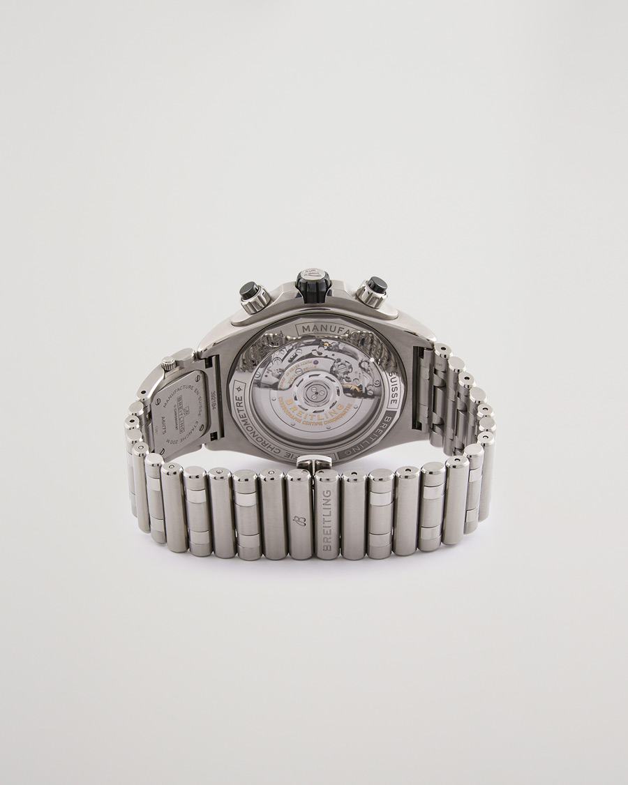 Herre | Breitling Pre-Owned Super Chronomat B01 44 Steel Black | Breitling Pre-Owned | Super Chronomat B01 44 Steel Black