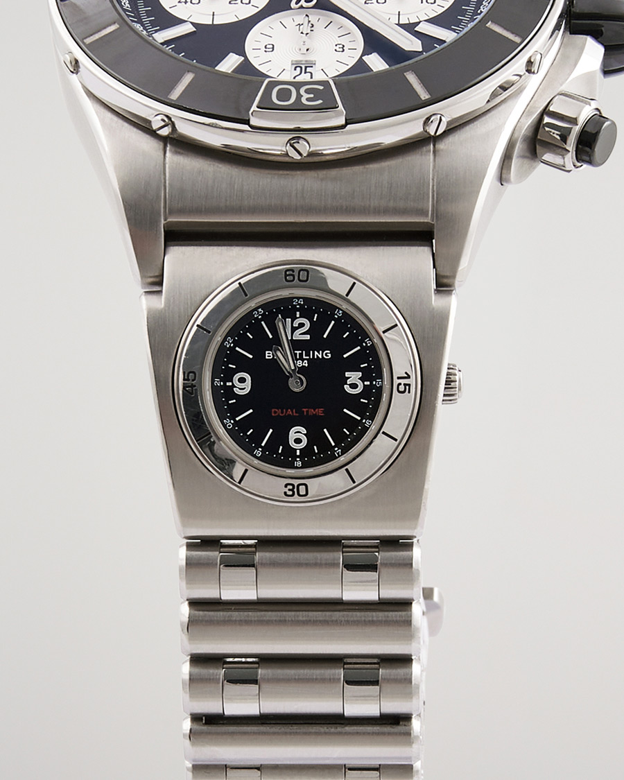 Herre | Breitling Pre-Owned Super Chronomat B01 44 Steel Black | Breitling Pre-Owned | Super Chronomat B01 44 Steel Black