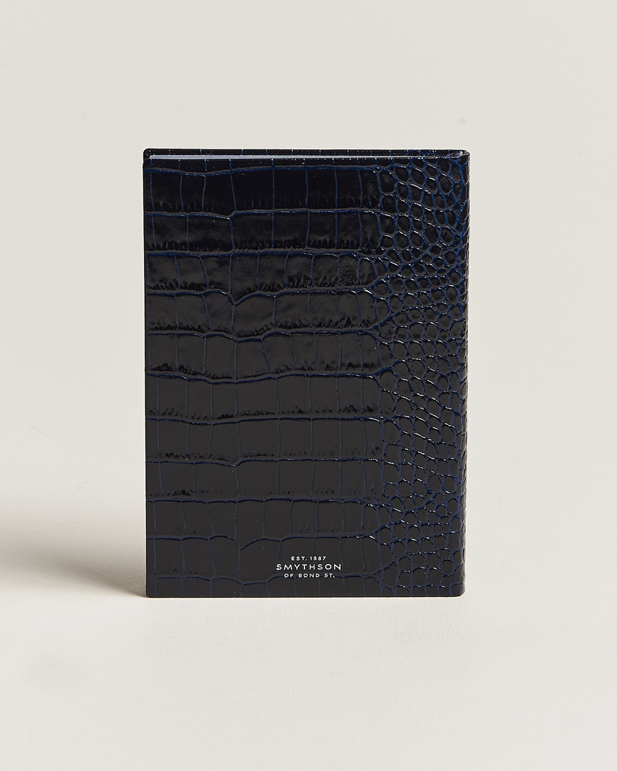 Herre | Smythson | Smythson | Mara Leather Notebook Navy