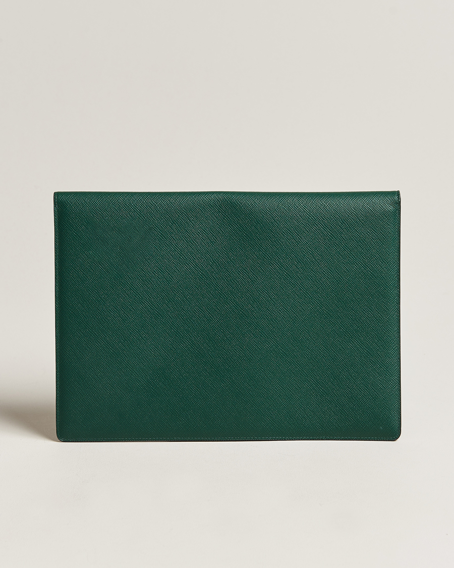 Herre | Smythson Panama Large Envelope Portfolio Forest Green | Smythson | Panama Large Envelope Portfolio Forest Green