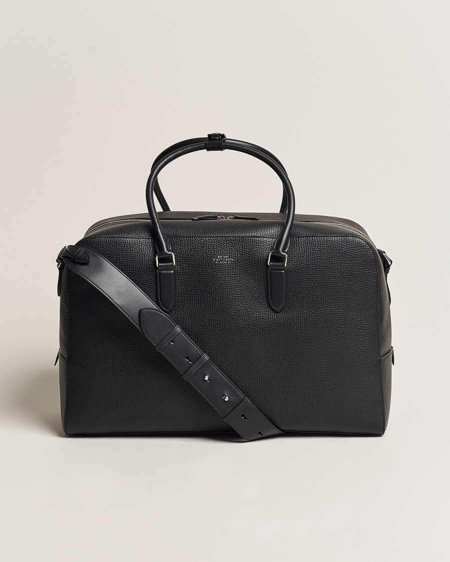 Herre | Vesker | Smythson | Ludlow Soft Travel Bag Black