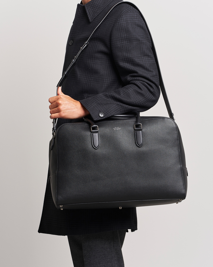 Herre | Assesoarer | Smythson | Ludlow Soft Travel Bag Black