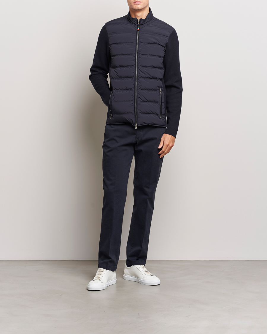 Herre | Jakker | Orlebar Brown | Wallace Hybrid Padded Jacket Night Iris