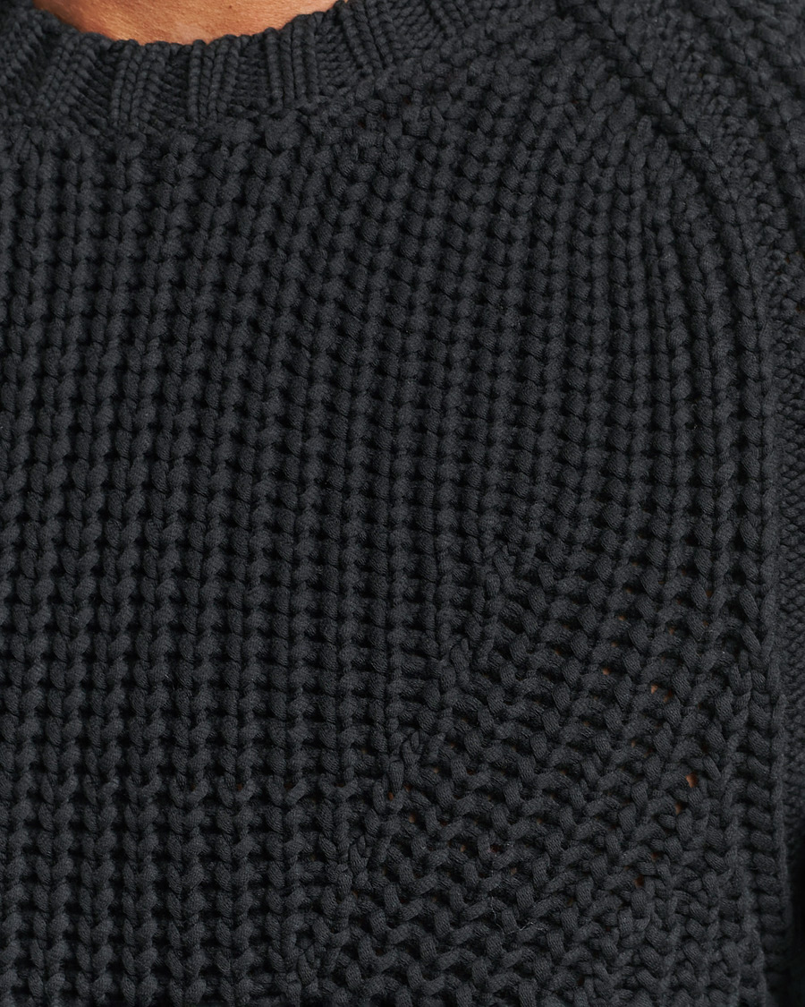 Herre | Gensere | Orlebar Brown | Lipen Cable Sweater Black