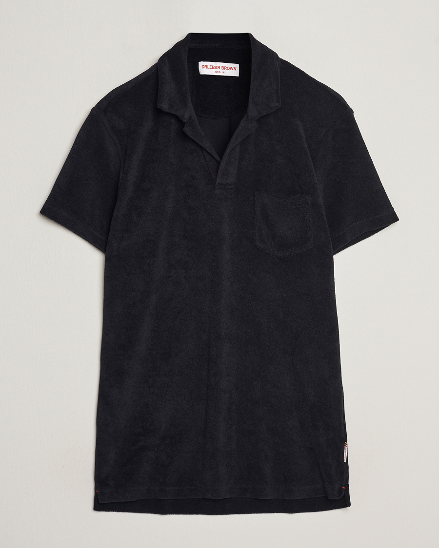 Herre | Pikéer | Orlebar Brown | Terry Polo Black