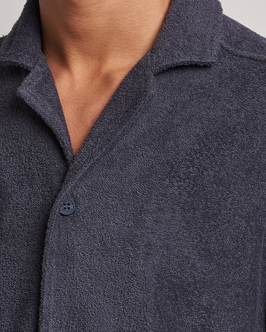 Herre | Pikéer | Orlebar Brown | Howell Buttoned Poloshirt Piranha Grey