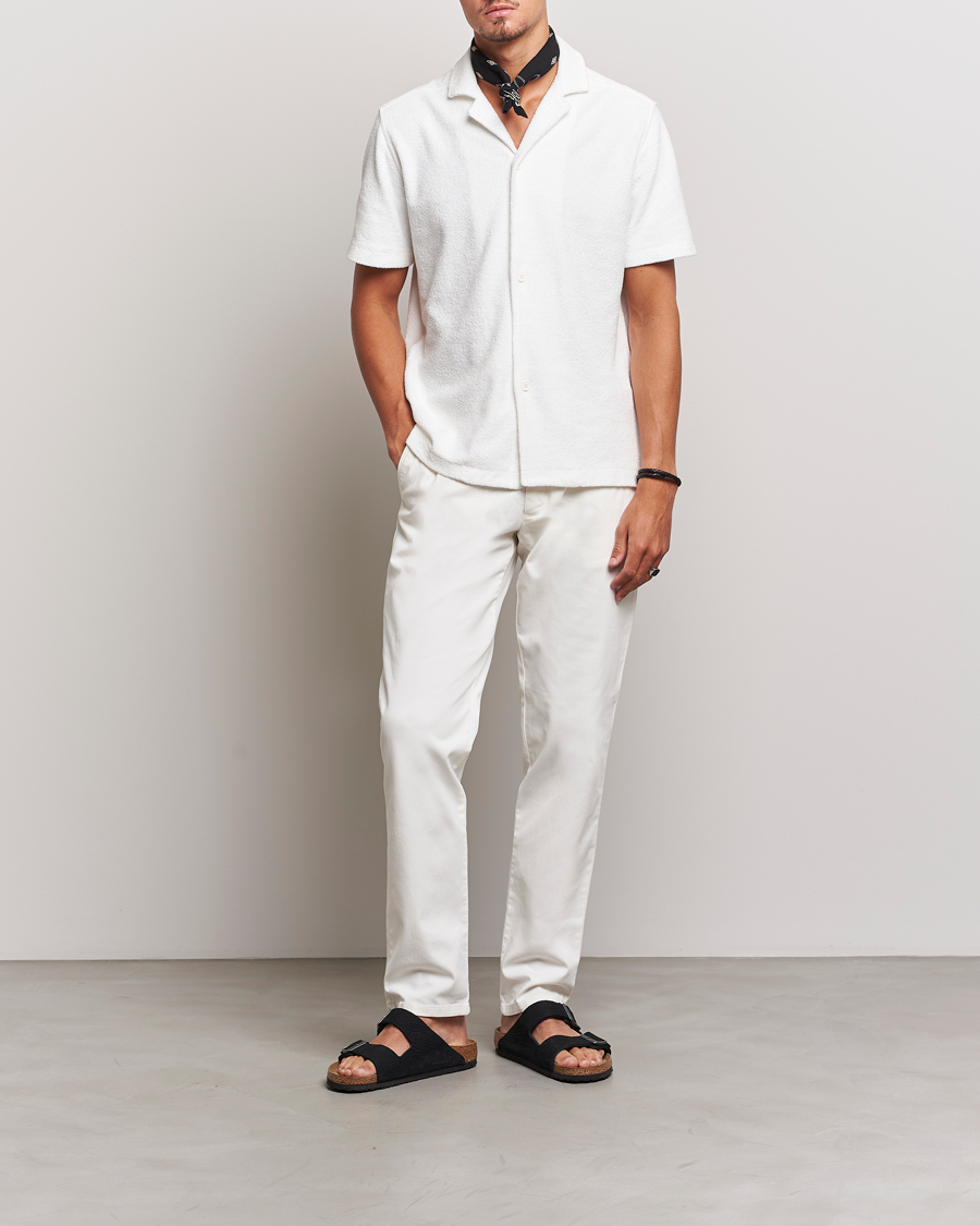 Herre | Pikéer | Orlebar Brown | Howell Buttoned Poloshirt Sea Mist