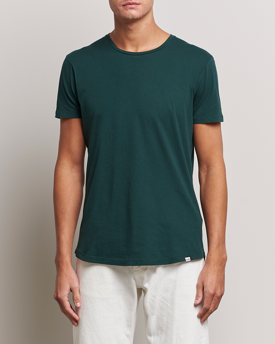 Herre |  | Orlebar Brown | OB Cotton T-Shirt Dark Sherwood