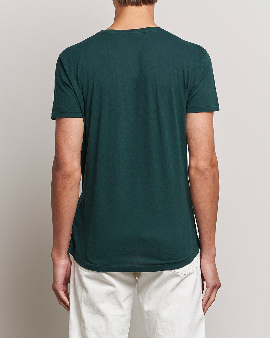 Herre | T-Shirts | Orlebar Brown | OB Cotton T-Shirt Dark Sherwood